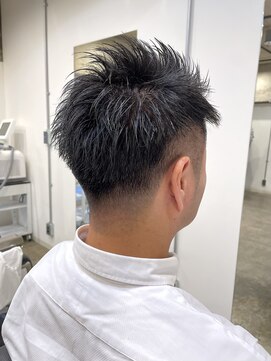 エース 中野(Ace) メンズベリーショートフェードヘアスタイル<中野/メンズ/理容室>