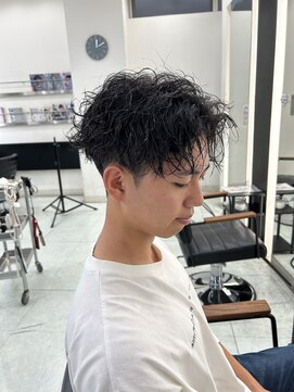 ネクスト 静岡店(NEXT) MEN'S HAIR/ダークアッシュ/ニュアンスパーマ/韓国マッシュ