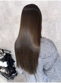 マロンベージュ/マロンブラウン/トリートメントストレート