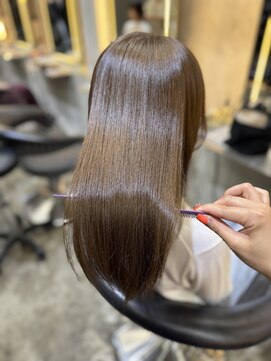 ロンド 表参道店(Lond) 髪質改善縮毛矯正レイヤーカット顔周り前髪韓国ミニウルフ