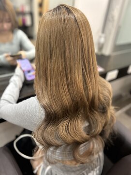 グランディールヘアデザイン(grandir hairdesign) シナモンベージュ！-Yurika-