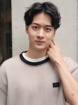 ガリカ 蔵前(Gallica) 竹之内蔵人】ニュアンスパーマ × センターパート