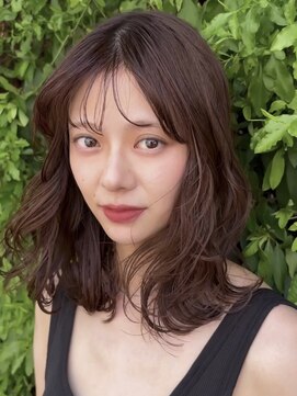 メゾンアクア 表参道(Maison ACQUA) ●小顔ミディアムパーマミディアムデジタルパーマボブパーマ前髪