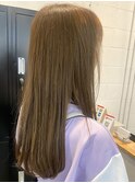 30代女性×ママ×ロング×似合わせカット・艶カラー