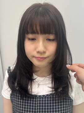 タリ(Hair Design TALI) face layer × lavender ash