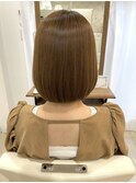 乾かすだけでまとまるボブ【美髪矯正】