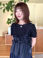 ロジェ(loje)&nbsp;20代30代40代　アプリコットオレンジ/レイヤー/夏のヘアアレンジ