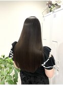 【原田優花】髪質改善縮毛矯正×透明感カラー