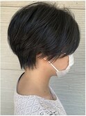 【30代/40代/50代】くびれショート/暗めカラー/小顔/豊中