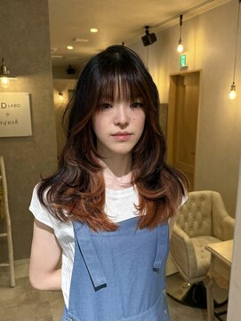 アクシュ(aqush) 韓国風レイヤーカット
