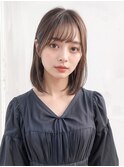 長めボブ　博多美容室