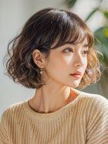 エリマ 横浜西口(elima)&nbsp;横浜西口イルミナカラーショートボブミルクティーベージュカラー