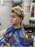 MEN'SHAIRウルフカルマパーマメンズショートイージーパーマ