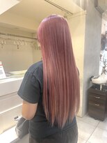 ネオリーブカフ 鶴ヶ峰店(Neolive caff)&nbsp;ペールピンク　ダブルカラー　ケアブリーチ