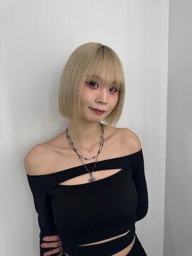アマトウキョウスマートサロン(AMA TOKYO×Smart Salon) 切りっぱなしボブ