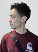 メンズカット アップバング ビジネスヘア 刈り上げ 30代 短髪