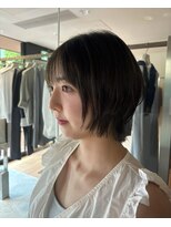 ノラキチジョウジ(NORA KICHIJOJI) 顔周りレイヤーカットくびれボブシースルーバング
