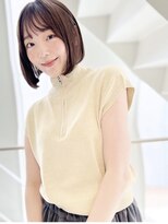 コート 青山(Cote) 美髪大人ボブ内巻きボブまとまるボブ艶グレージュココア