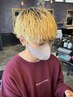 【メンズ】カット+ブリーチカラー￥15000(鹿児島/ツイストパーマ/フェード)