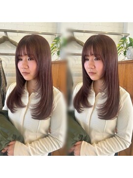 ヴァンカウンシル 春日井店(VAN COUNCIL) レイヤーカット×暖色ベージュ