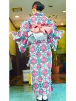 ネス(NESS) 浴衣ヘアセットアップ】大人っぽい浴衣のセット248