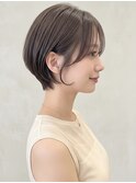 夏カラーブリーチなし/丸みショートボブ/耳掛け/くびれp浦和