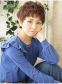 髪の柔らか質感を引き出し女性らしく～ガーリーショート　巣鴨店