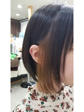 ヘアースペーストワ(Hair Space 108) ブリーチ無しインナーカラー☆（マット色）