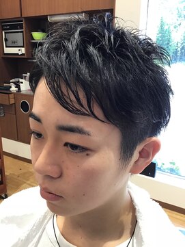 バーバー カルソウル(BARBER KALSOUL) ショートツーブロックパーマ