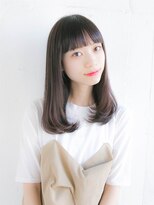ナチュラルストレートでサラ艶