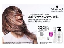 話題の最新からー剤☆髪へのダメージを最小限に抑える、ファイバープレックスカラー☆