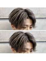 オーシャントーキョー ホワイト 原宿(OCEAN TOKYO WHITE)&nbsp;ダブルカラー　ローライト　センターパート