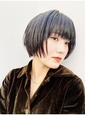 タイトシャープなショートボブ【表参道/青山 drop】