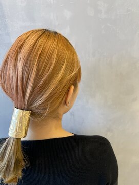 トッカ 中目黒店(tocca) ☆シンプルポニー×大きめアクセ☆