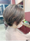 白髪ぼかしハイライトショートボブ【Ruufus恵比寿渋谷】3157e