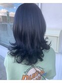 ブルーブラック&レイヤースタイル