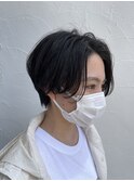 ハンサムショート/黒髪
