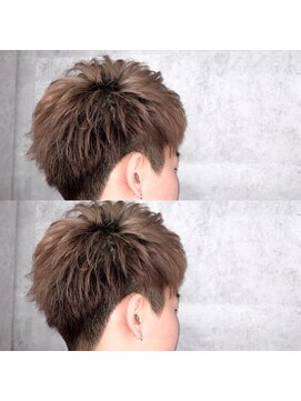 ゴールドシブヤ(GOALD SHIBUYA) 波打ちスパイラルツイストスパイラルマッシュ刈り上げ束感