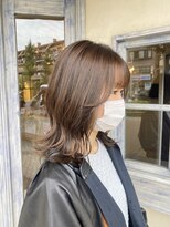 エイミーバイアフロート(amie  by afloat)&nbsp;小顔◎サイドバング×くびれレイヤー