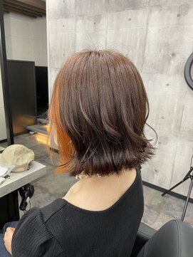 スターズ 渋谷(STARS) フェイスフレーミング×アプリコットオレンジ