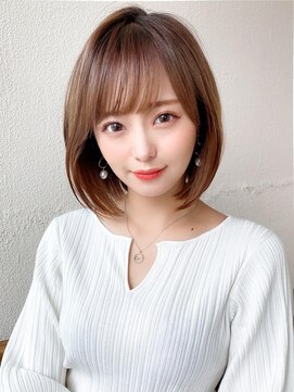 アフロート エル 大阪(AFLOAT L) イルミナ/ショコラアッシュ/ヘルシースタイル/ふんわりカール