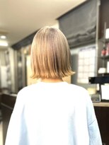 びゃんびゃん 浅水本店&nbsp;切りっぱなしボブ/ハイトーン/外ハネボブ/イメチェン/美髪