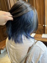 トルシュ ヘアーワークス(TORChe Hair Works) 色落ちも楽しめるインナーブルー