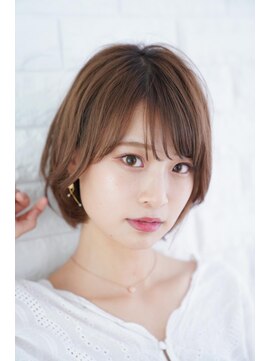 ヘアーズ ベリー 瓢箪山店(hairs BERRY) BERRY/美髪/ショート/ボブ/斜めバング/オーガニック
