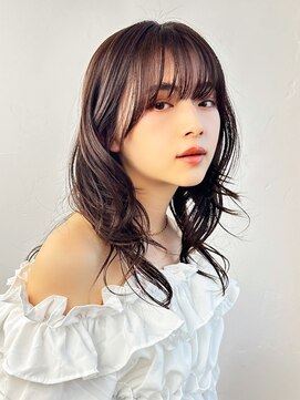 オーバーヘアー 高槻店(over hair) 【La fith】ゆる巻スタイル×アッシュブラウン