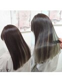 【髪質改善】インナーグレージュ系カラー　Ash清瀬 大嶋