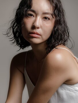 カッファ 東銀座(CUFFA) 【CUFFA】黒髪パーマボブ東銀座【カッファ】