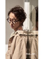 キュー(Cue_)&nbsp;骨格補正ウルフアップバング＋メンズパーマ