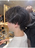 【bel.高野】アッシュブラック/カルマパーマ/ベリーショート