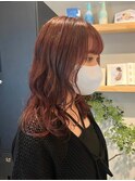 ダブルカラーオレンジベージュカラーケアブリーチ韓国ハイトーン